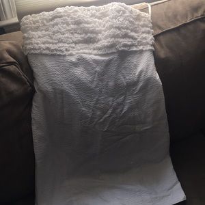 Lilly Pulitzer strapless lined seersucker dress